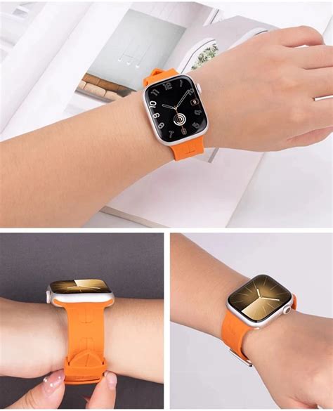 apple watch fake hermes band|hermes silicone apple watch band.